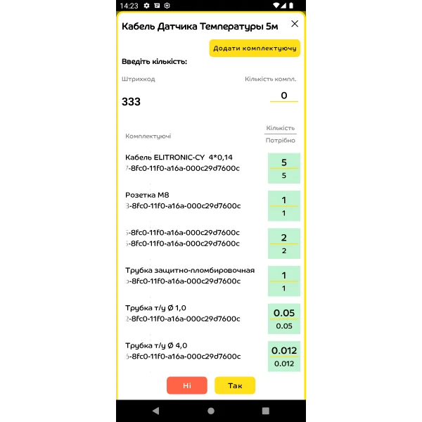 Сканування товару